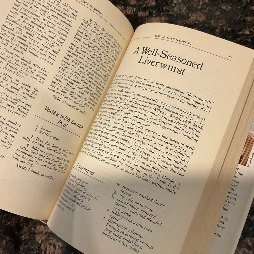Craig Claiborne's Favorites Cookbook 1976